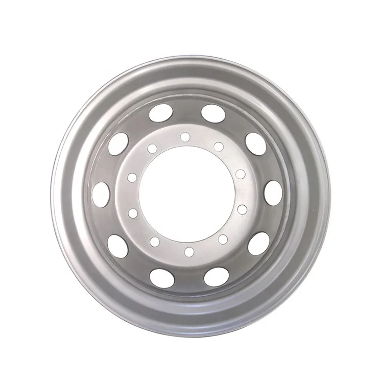 

Wholesale Wheel Rims 22.5 Truck Tire Silver Custom OEM Steel CBD Adapter Color Material Origin Bolt Type Size Year