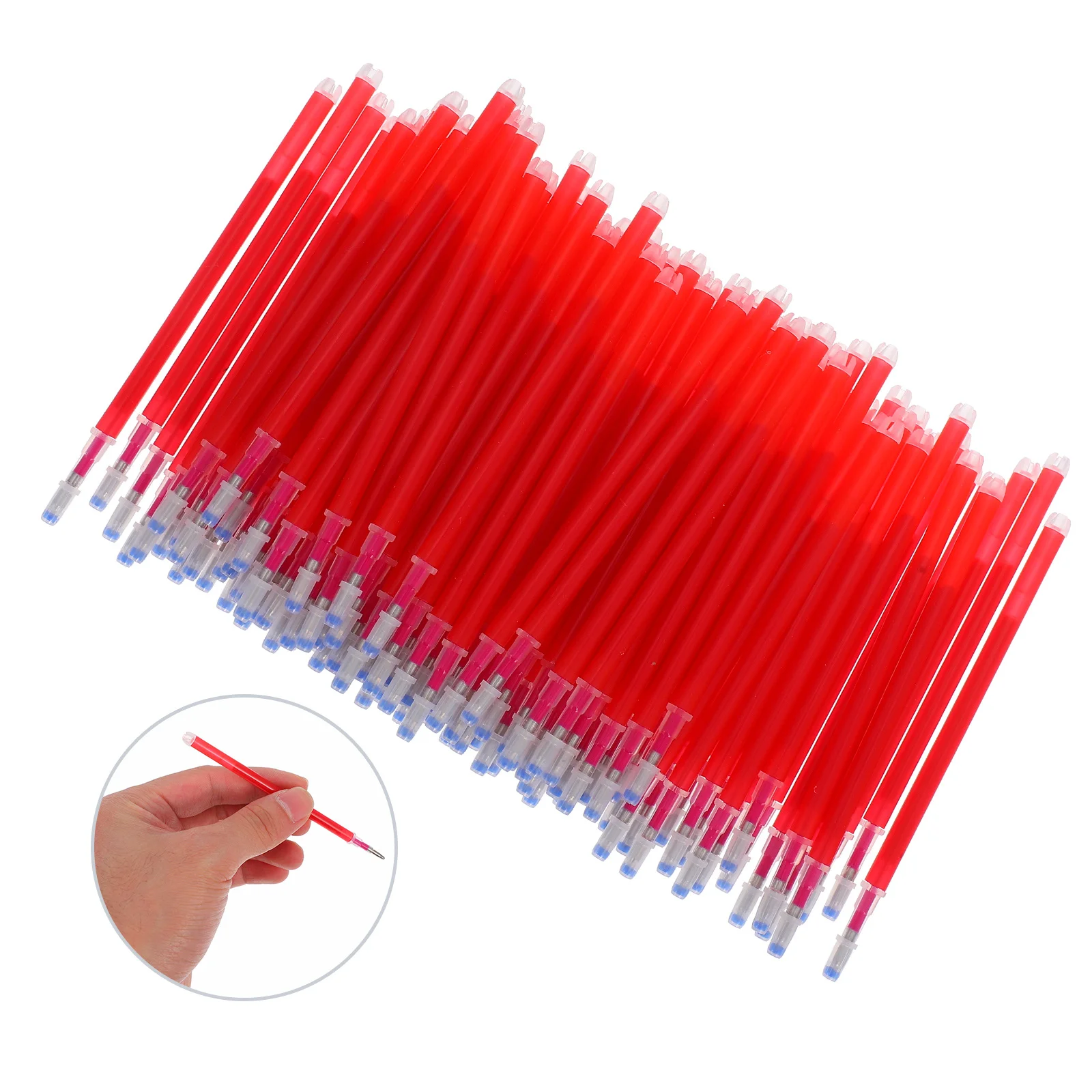 

100Pcs Heat Erasable Fabric Marking Pens Automatic Fading for Quilting Sewing Fabric Disappearing Ink Refills Disappearing Pen