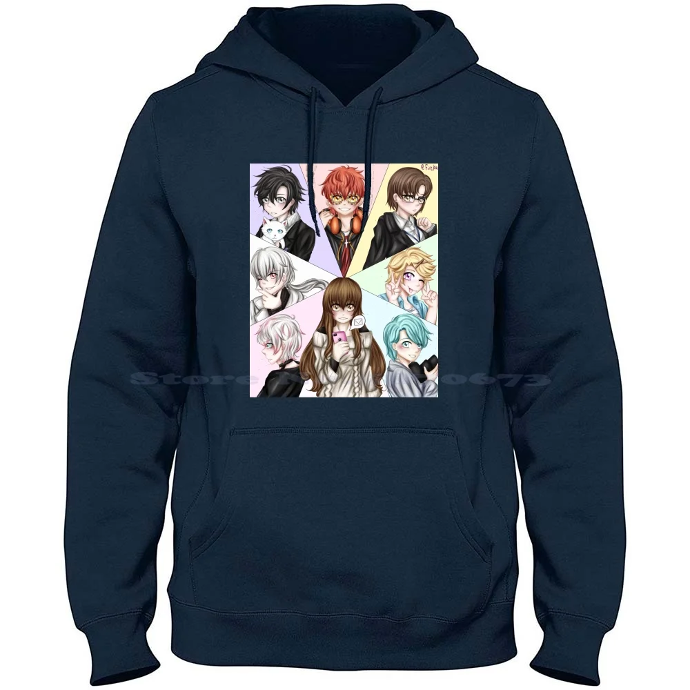 Mystic Messenger 100% Cotton Hoodie T Shirt Mystic Messenger Mysme Mm Mc Jumin Han Han Jumin Main Character Otome Game Dating