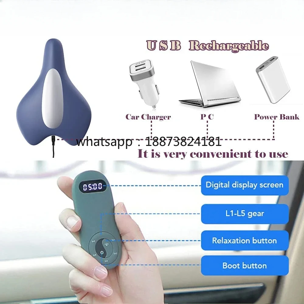 Kegel Exercise Pelvic Muscle Stimulation Prostate Stimulator Massage Pad for Men Women Vaginal Trainer Sexual Function Enhancer