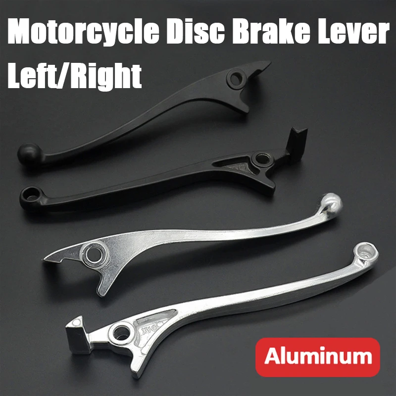 Universal Motorcycle Disc Brake Lever Aluminum Bicycle Brake Handle for Mountain Bike Road Bike City Bike, Easy Installation