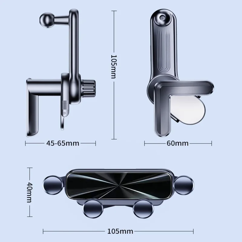 Supporto universale per supporto per telefono per auto con schermo di visualizzazione per Tesla Model 3 YSX BYD ATTO 3 SEAL DOLPHIN ZEEKR