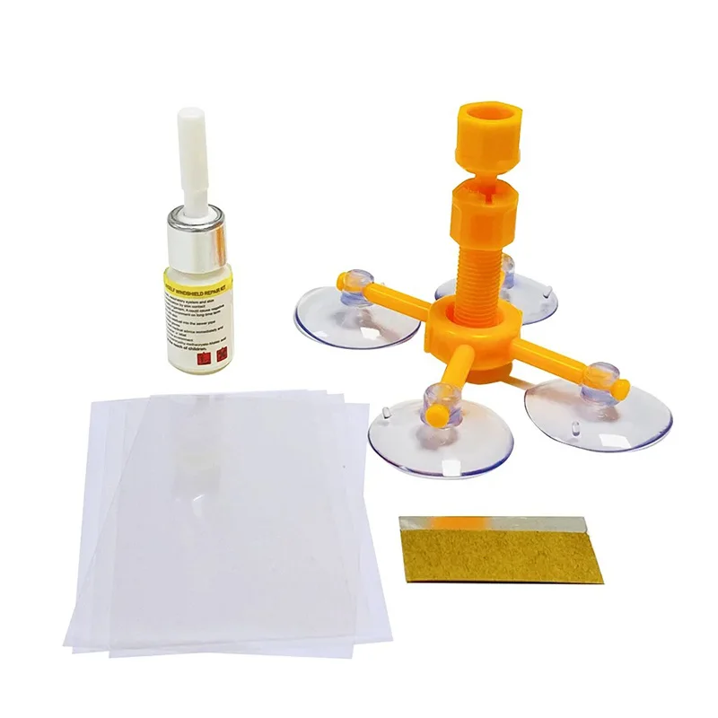 Windshield Repair Kit Quick Fix Car Cracked Glass Windscreen Repair Tool Resin Sealer DIY Auto Window Screen Polishing image 6
