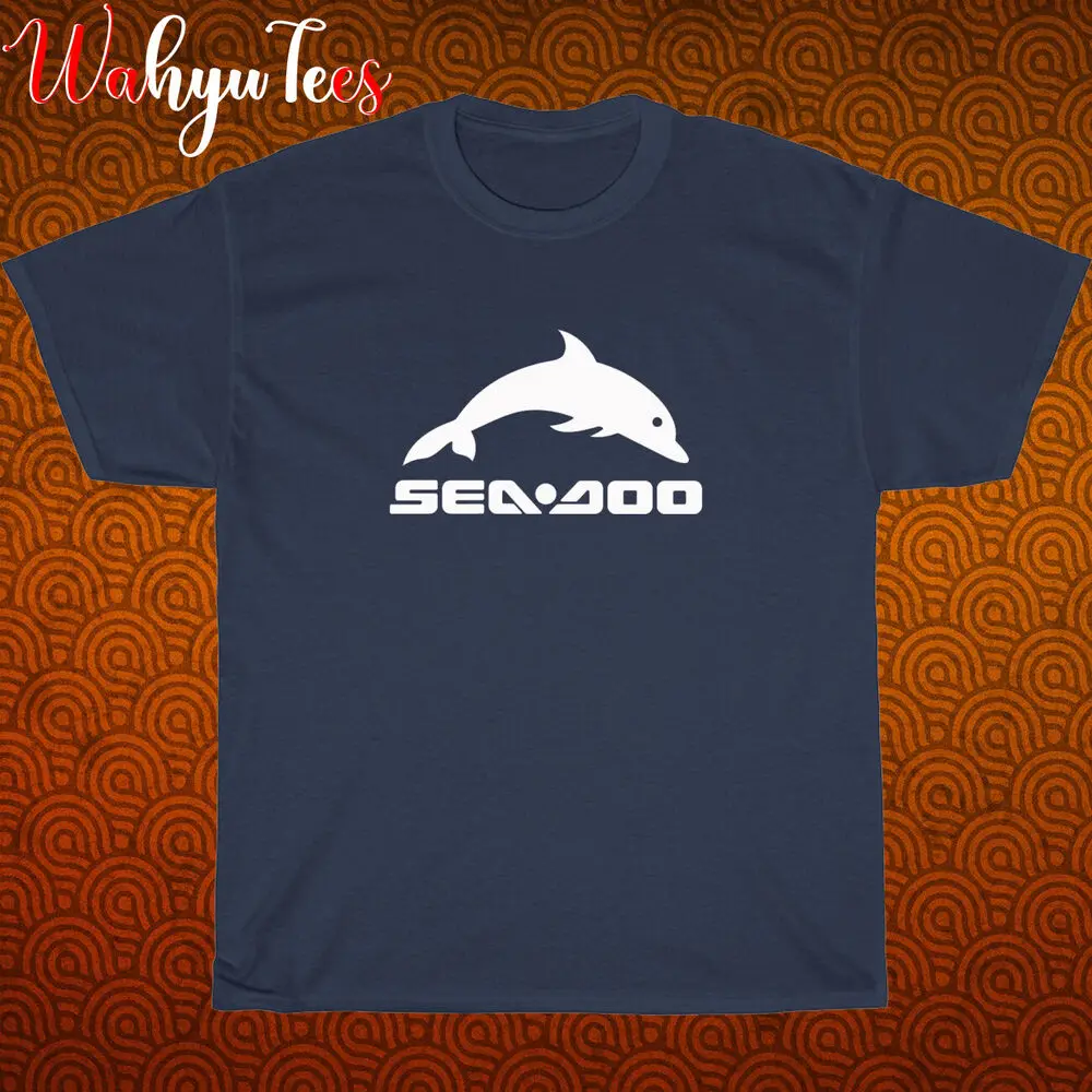 New Shirt Sea Doo Jet Ski Logo Black/Navy/Grey/White T-Shirt Size S-5XL