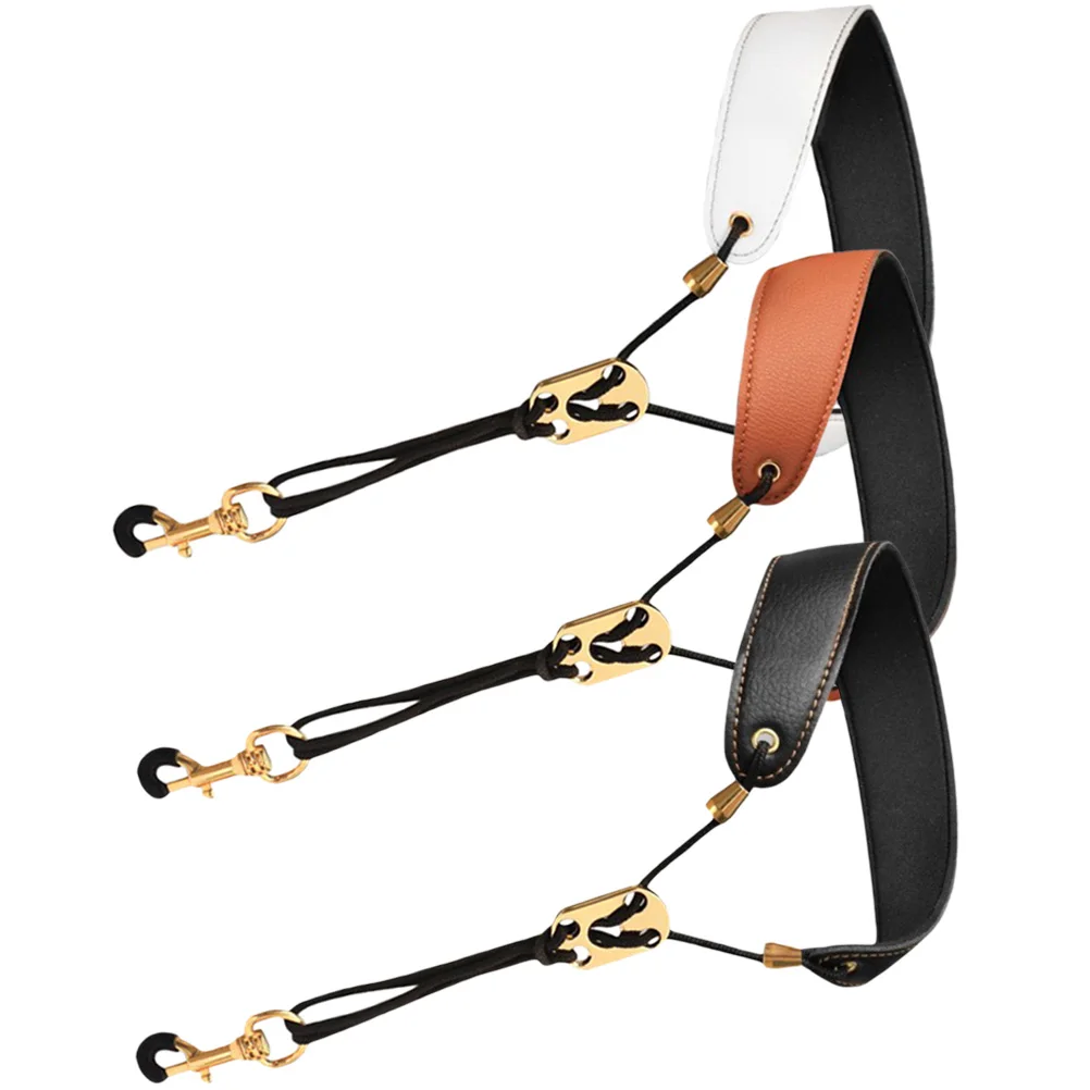 

3 Pcs Saxophone Strap Straps Double Shoulder Neck for Alto Tenor Soprano Patch Child