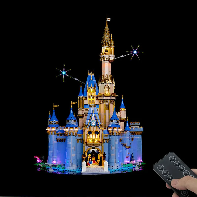 LED-lichtset voor LEGO 43222 sprookjes prinses kasteel ideeën DIY cadeau (exclusief bouwstenen stenen kits sets model)