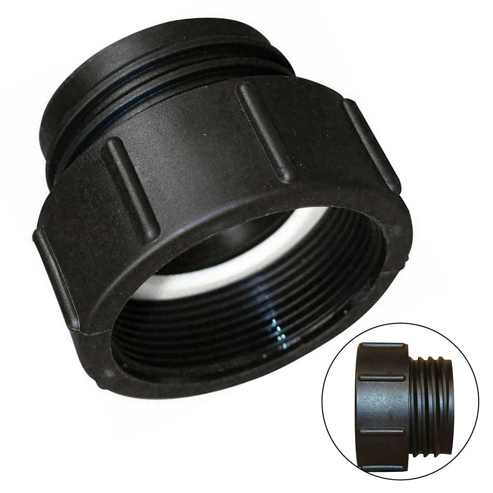 Adaptador IBC S60x6, conexión de salida de tanque, rosca fina de 2 pulgadas a conector de salida de tanque de hilo grueso, piezas de herramientas