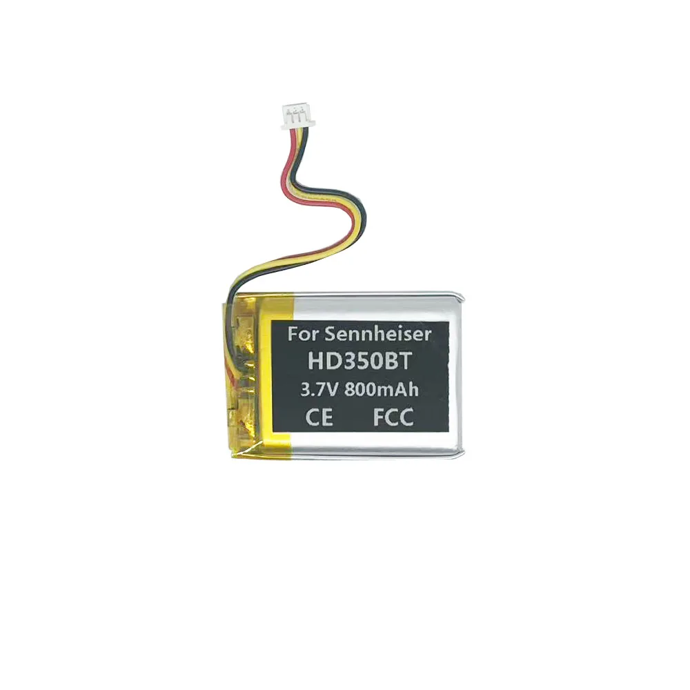 بطارية أصلية 800 مللي أمبير في الساعة AHB703040PCT لسماعة الألعاب Sennheiser HD350BT #2