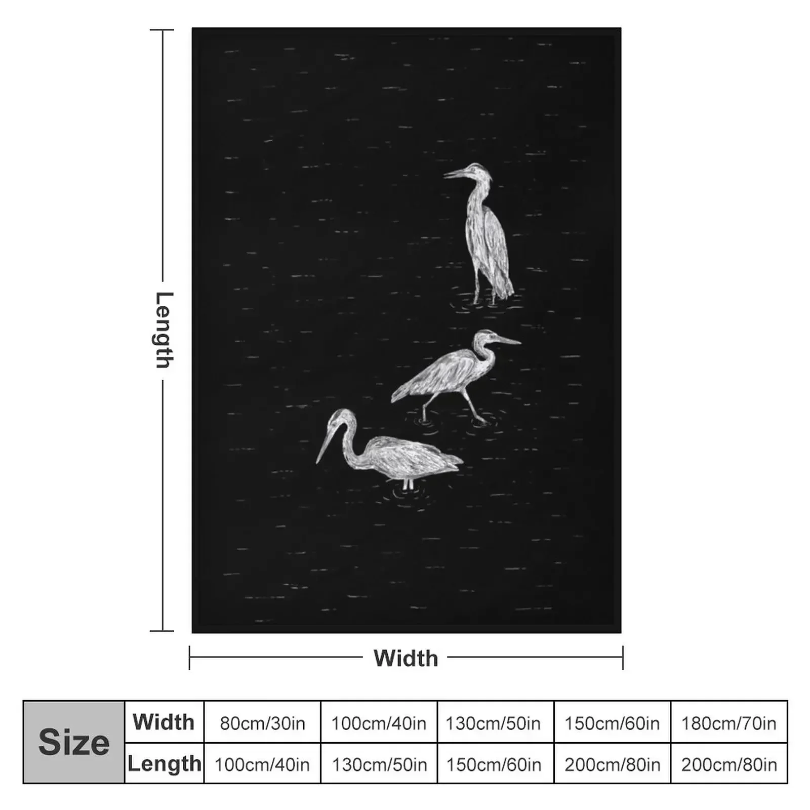 Herons Throw Blanket Giant Sofa Blankets Sofas Of Decoration Soft Big Soft Plaid Cute Plaid Decoratives Blankets