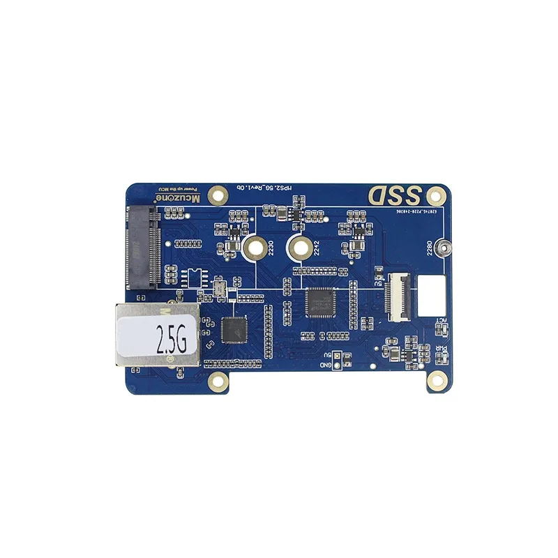 Hot Raspberry PI 5 PCIE To 2.5G Gigabit Ethernet Switching Board RTL8125 NVME SSD Expansion Board