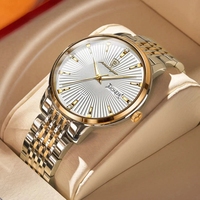 POEDAGAR 2025 New Luxury Brand Business Men Watches Sport Stainless Steel Luminous Waterproof Calendar Quartz Wristwatch For Man