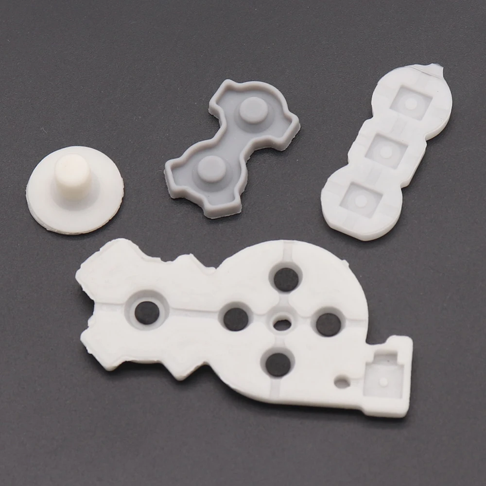 1 セット導電性ゴムシリコンボタンパッド任天堂 WII 右コントローラ交換キット