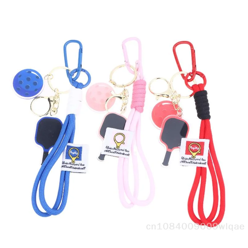 Fun Pickleball Keychain -  Cute Mini Paddle & Ball Keyring for Players & Fans Novelty Sports Accessory〔YY33〕