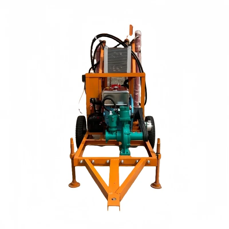 Water Borehole Drilling Rig Three Wheeled Motorcycle 150m Depth Water Well Drill Rig