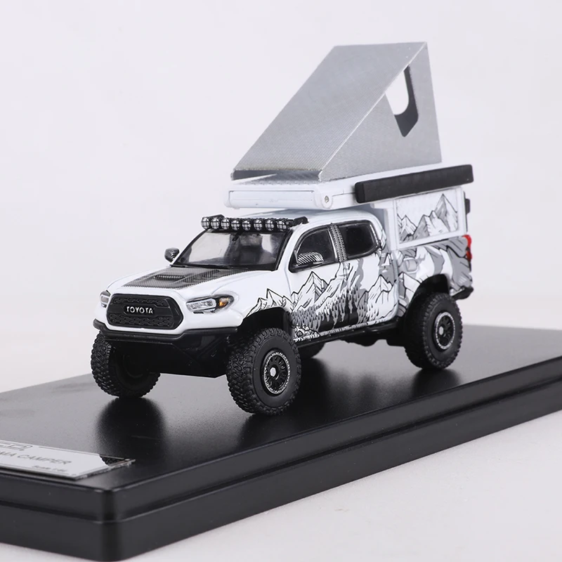 GCD 1:64 Tacoma Overland Camper Alloy Model Car