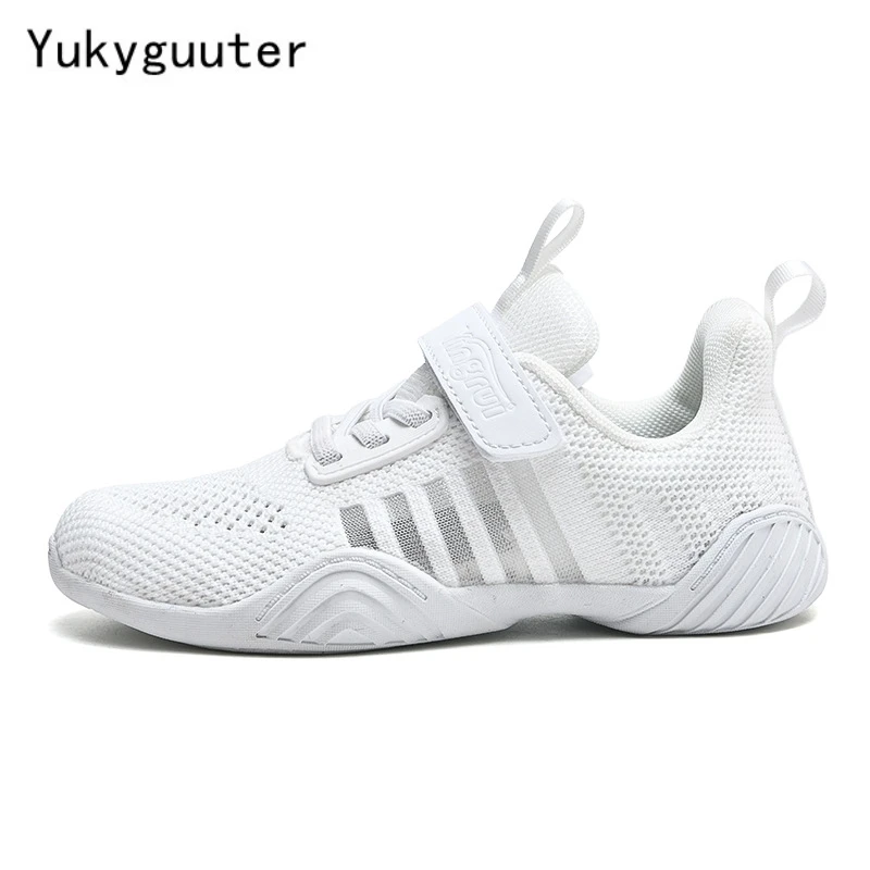 

Kids' Sneakers Children's Competitive Aerobics Shoes Soft Bottom Fitness Mesh Shoes Jazz Modern Square Girls Boys Dance Shoes