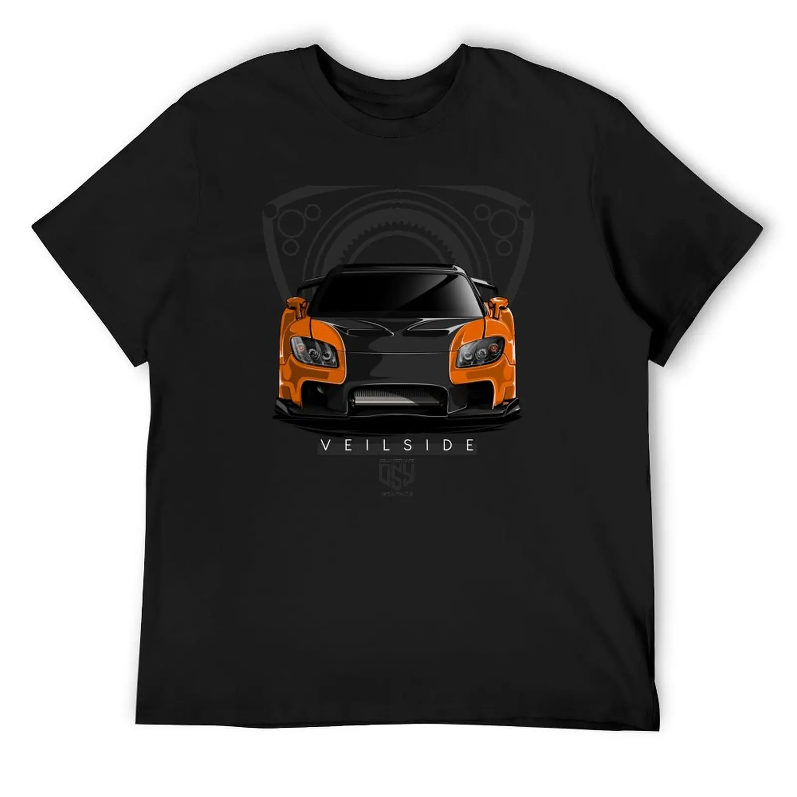 

RX7 Veilside Rotary (Han's car) Tokyo Drift T-Shirt anime tshirt designer shirts tops mens cotton t shirts