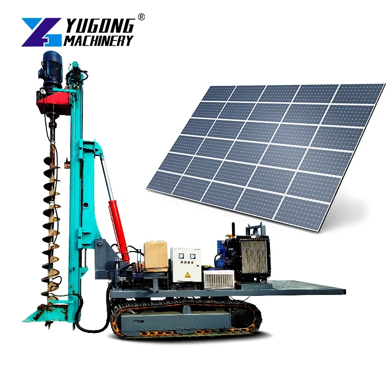 China Photovoltaic Pile Driver Foundation Drill Rig Machine Bore Hole Pile Foundation Solar Pile Driver Machine Price for Spain