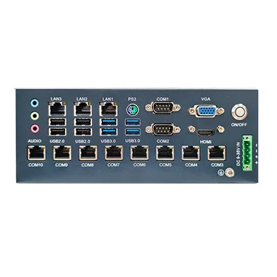 KTB 7700-10COM 3*LAN Industrial PC OEM/ODM 8*RS485 Serial Ports in the Form of RJ45 Interface Industrial Computer