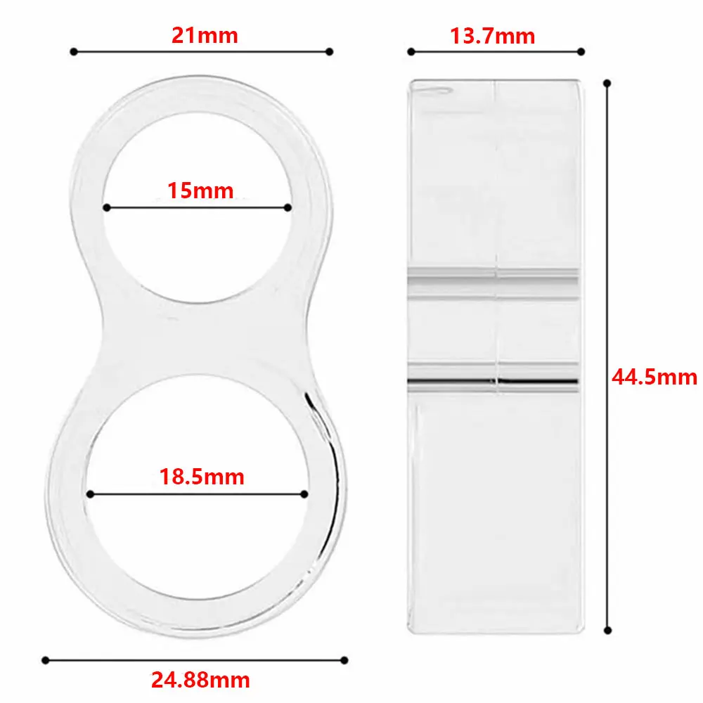 Maçaneta transparente para porta, proteção de parede, amortecedor, proteção para móveis, almofada de colisão, à prova de choque, rolha de anel