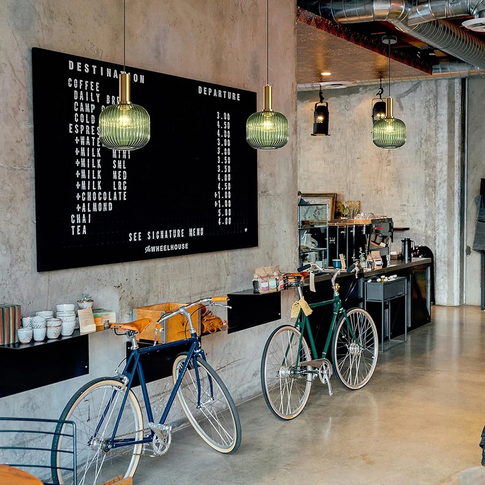 أضواء قلادة الزجاج E27 الدخان الرمادي للمطبخ مطعم طاولة طعام غرفة المعيشة بار الجبهة ديكور المنزل مصابيح تعليق للزينة