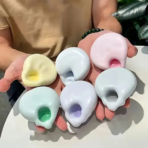 1Pc Squishy 유체 얼음 피부 젤리 공 짜기 장난감 어린이 성인 소프트 핀치 팝 Fidget 장난감 파티 선물 소설 엔터테인먼트 게임