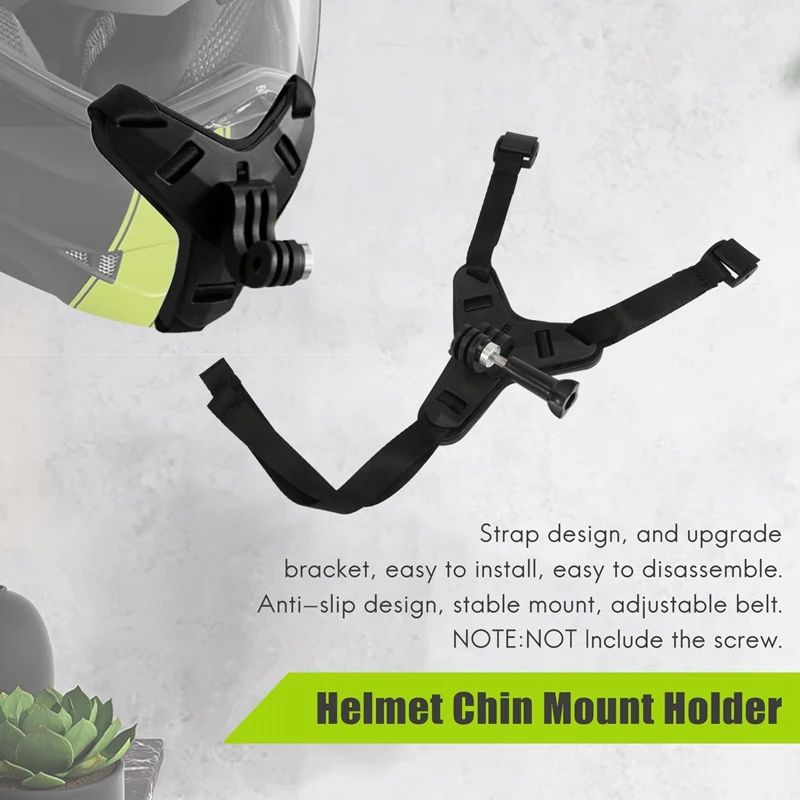 Helmet Chin Mount Holder Ski/Motorcycle Helmet Stand For DJI/Gopro Hero 8 7 6 5 SJCAM Action Camera Accessories