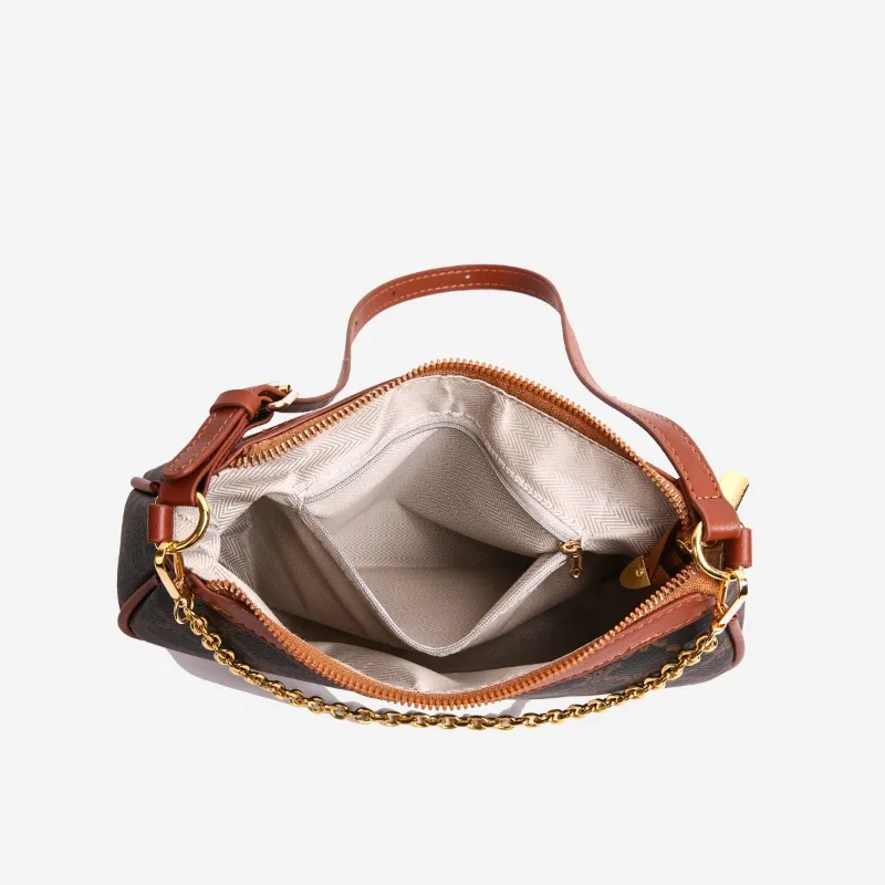 حقيبة كروس فريدة من نوعها راقية للنساء ذات سعة كبيرة من الجلد بتصميم عصري باريس #6