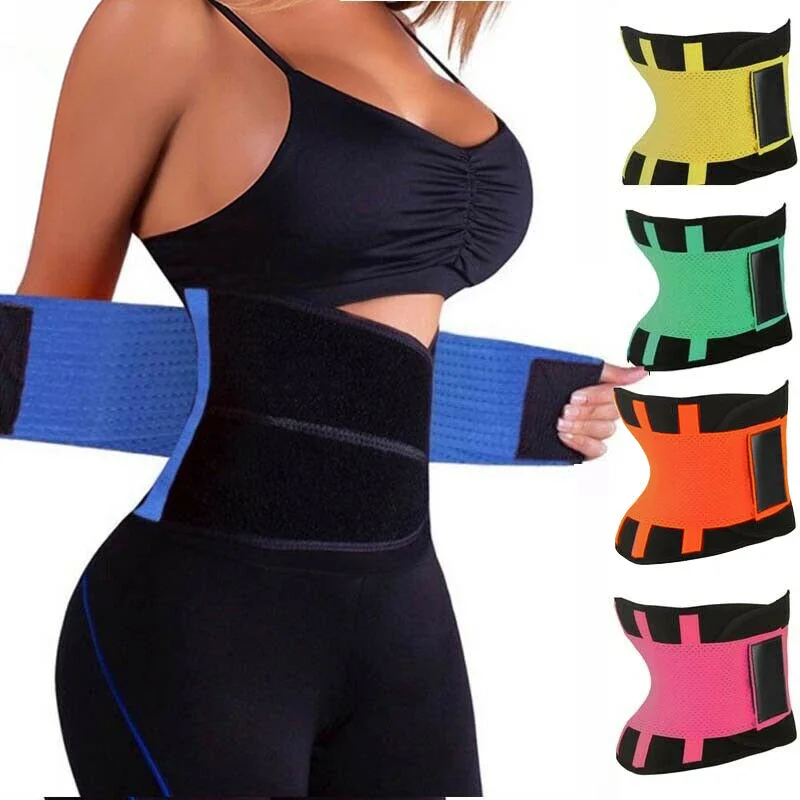 Faja moldeadora de cuerpo para mujer, cinturones deportivos de soporte para espalda, entrenador de cintura y vientre adelgazante, ropa moldeadora de Control de barriga, soporte Abdominal transpirable para gimnasio