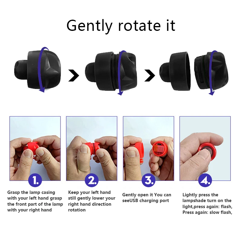 LED-Lauflicht, Outdoor-Sport-Schuhlicht, Paarloch-Schuhlicht, Hundegehen, Wandern, Camping, USB-Leuchtschuhlicht, aus