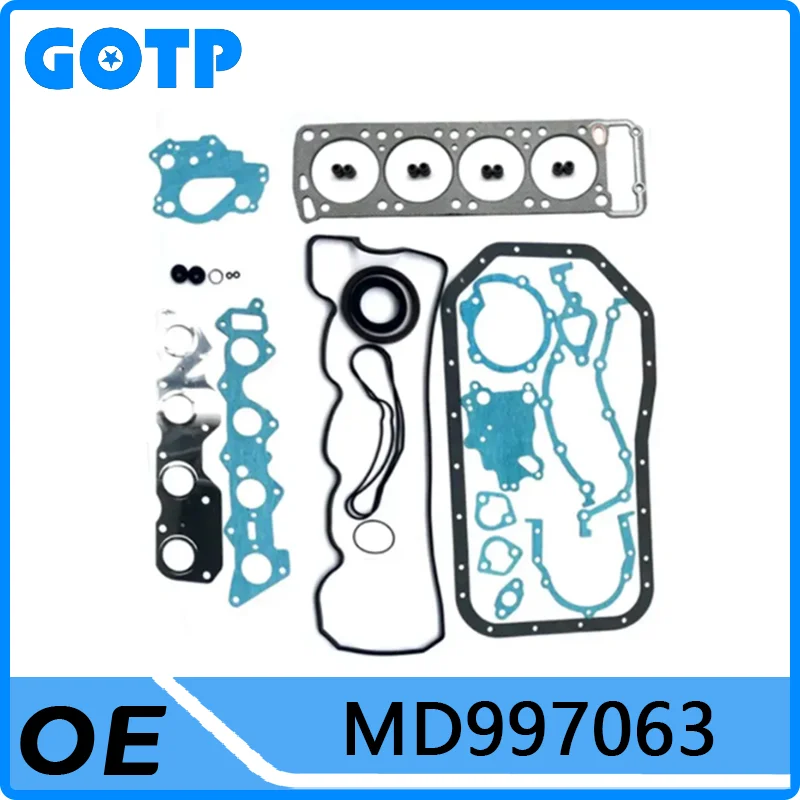 

GOTP 4G54 G54B Engine Overhaul Package Kit #MD997063 For Mitsubishi L200 Pajero/Montero Cylinder Pad Crankcase Gasket Kit