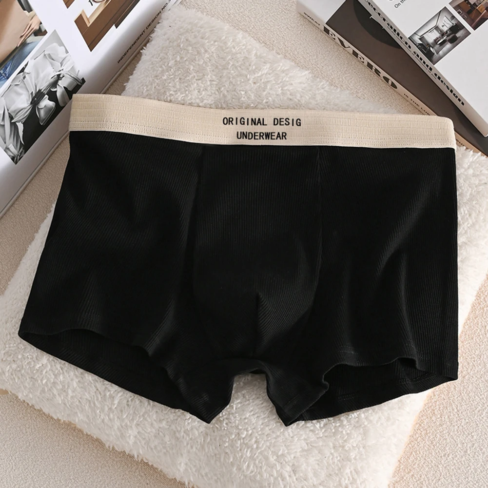 

Comfortable Daily Wear Mid-rise Trunks Breathable Underpants Breathable Mid-rise Underwear Cotton 95 Cotton Fabric