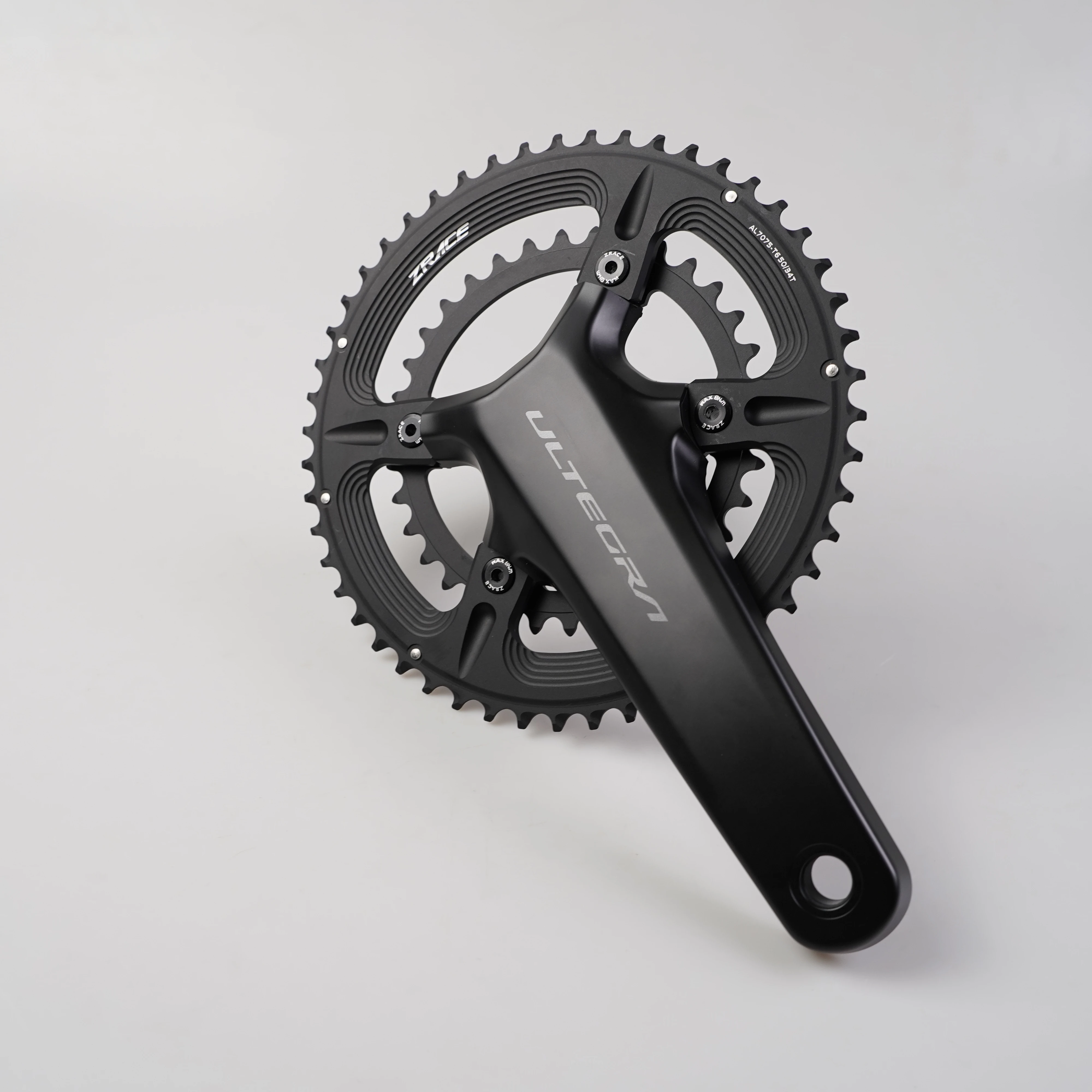 ZRACE Asymmetric Road Chainring For 105 FC-R7000, ULTEGRA FC-R8000, DURA-ACE FC-R9100, 50-34T 52-36T 53-39T,110BCD 4-Bolt