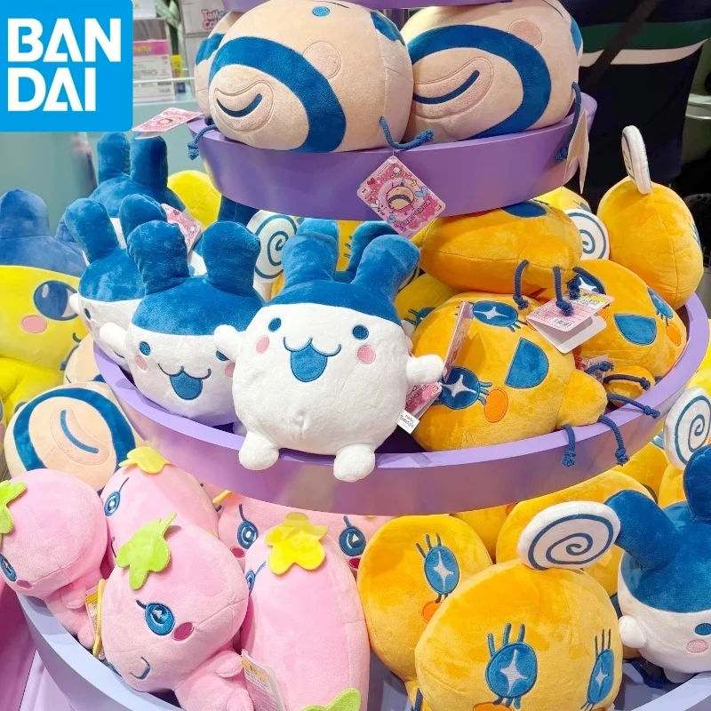 Bandai 24cm Tamagotchi el juguete de peluche Original Mametchi Furawatchi con boca grande Jidouding Jima Meiji como regalo para niñas
