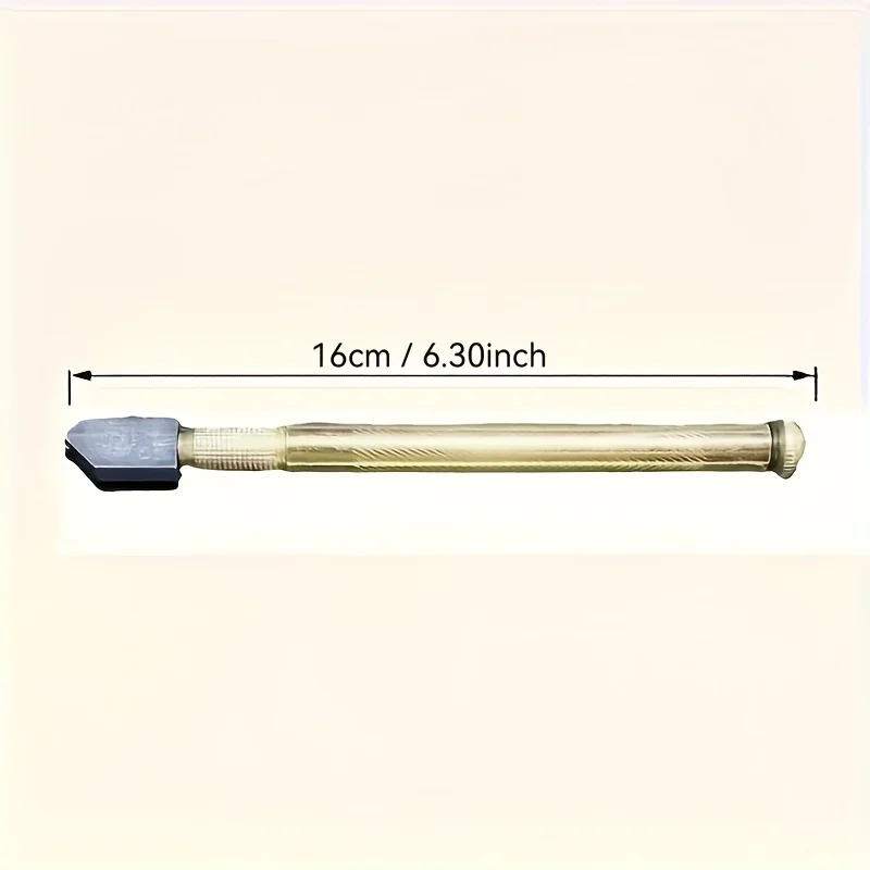 2 Pieces Multi-Functional Diamond Glass Cutter - Manual Tile and Mirror Cutting Tool