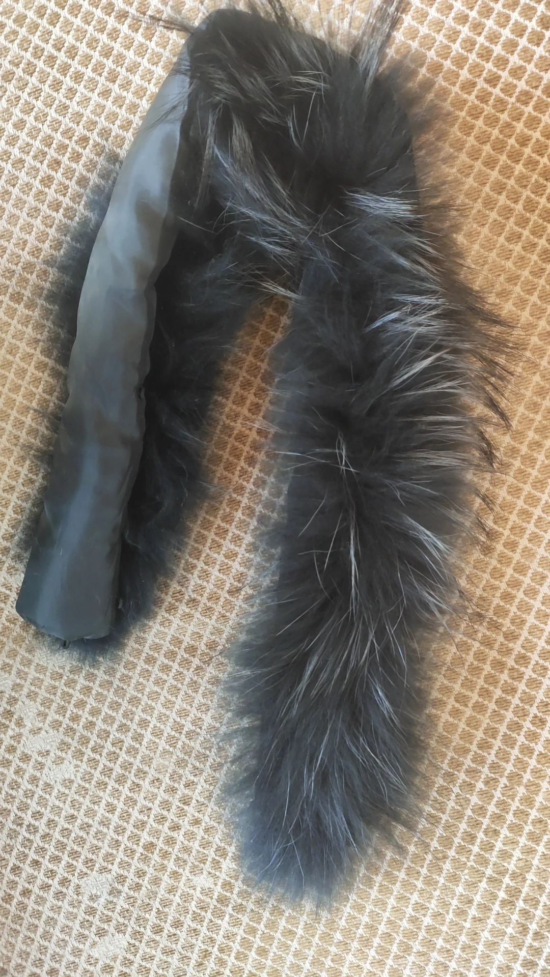 2023 Real fur collar 100% genuine raccoon fur scarf 70cm winter for women men clothes collar used hot selling button free