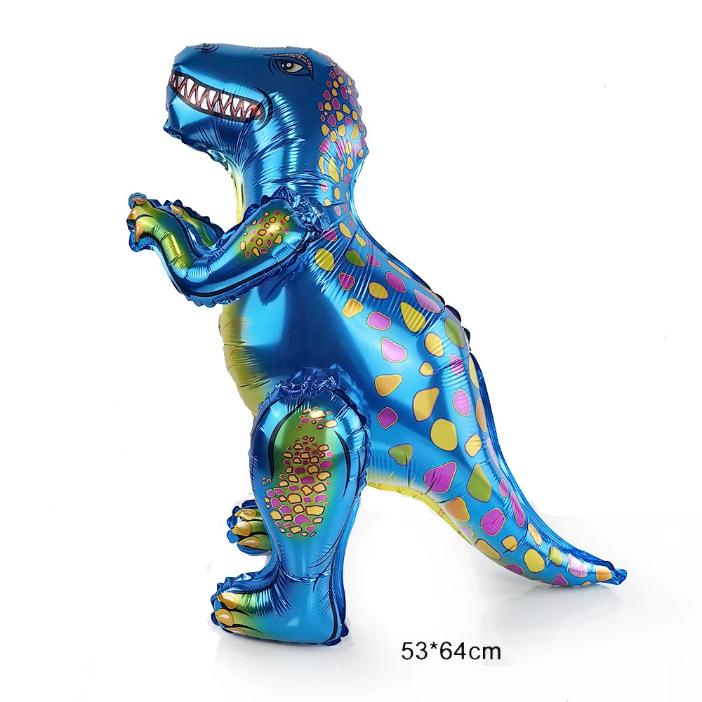 Jurassic World Dinosaur Standing Balloons Dino Birthday Decoration Inflatable Tyrannosaurus Rex Triceratops Pterosaur Balloon