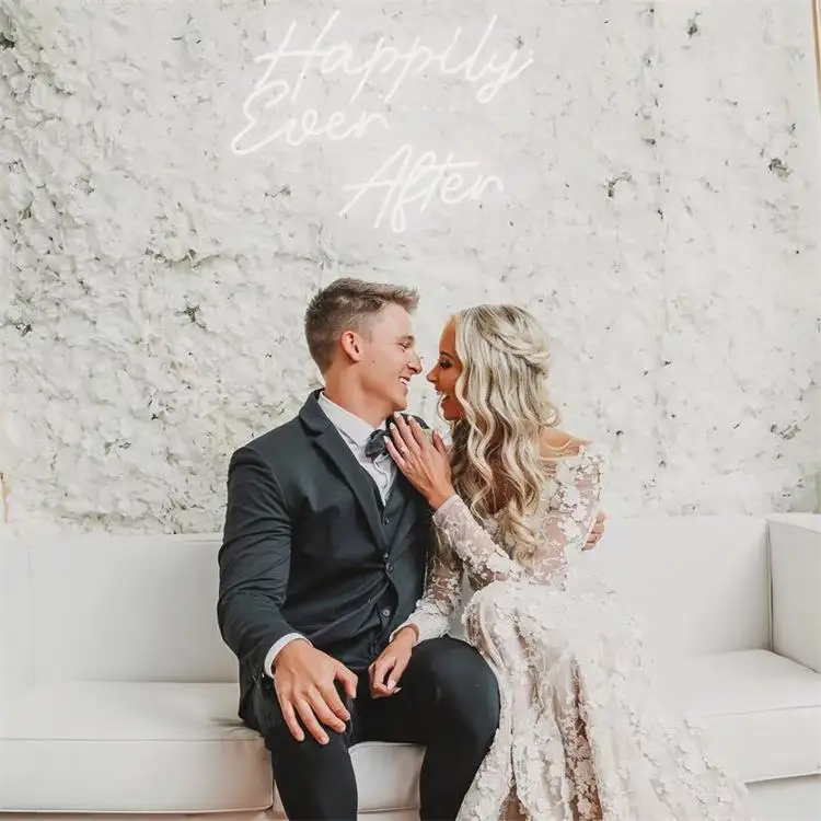 Неоновая быстрая доставка, акриловая без Moq, дизайн логотипа, уличный светодиодный светильник, неоновая вывеска для украшения комнаты, дня рождения, свадьбы, вечеринки