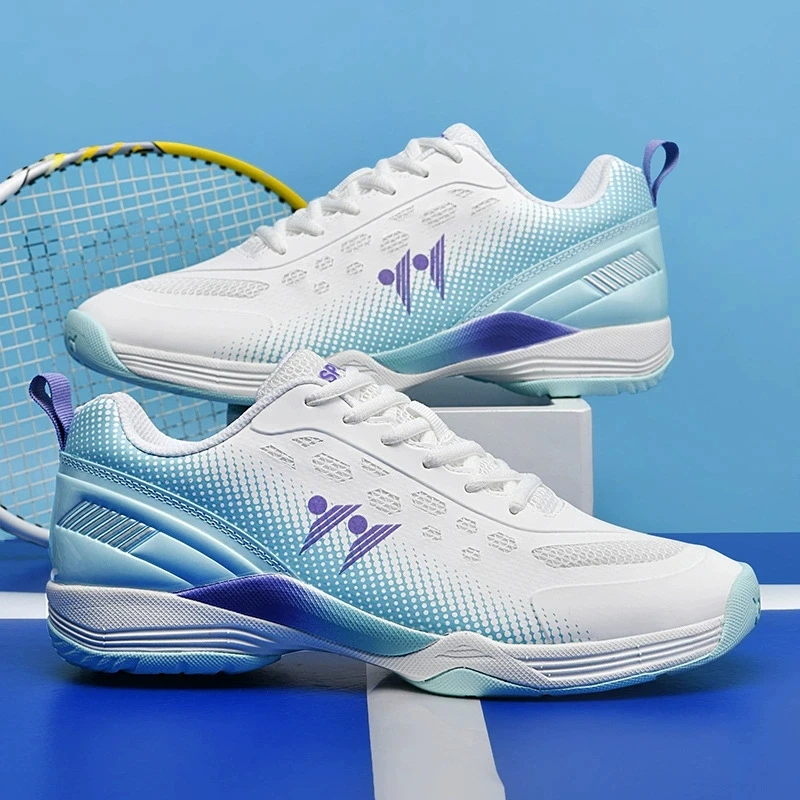 Men Women's Lightweight Cushioned Non-slip Sports Shoes for Tennis/Badminton/Pickleball - Competition & Training Sneakers
