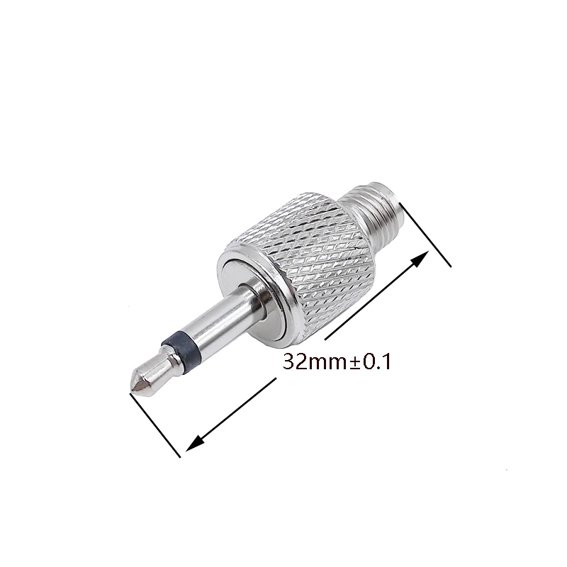 SMA-Buchse auf 1/8" 3,5mm Mono-Stecker Adapter Konverter Steckverbinder für Audio-Koaxialkabel Antenne – Detail 3