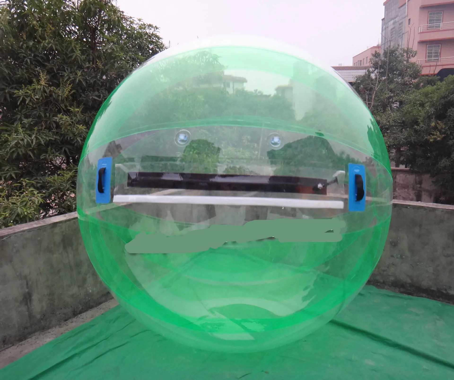 Frete grátis 2m 100% tpu bola inflável transparente para caminhada na água bola inflável para hamster humano bola zorb de água e ar