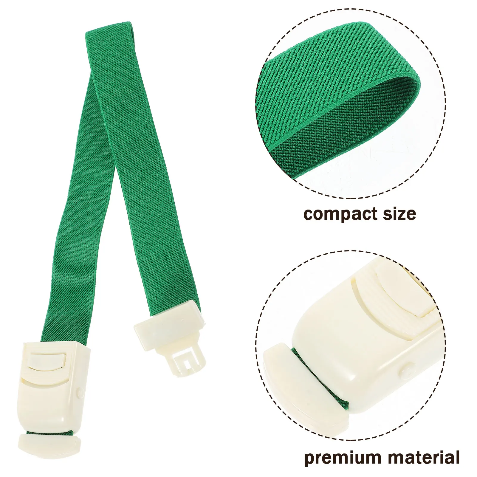 

5 Pcs Tourniquet Buckle Tourniquets Medical for Nurses Wrist Adjustable Elastic Strap Accessories Waist Belt Disposable