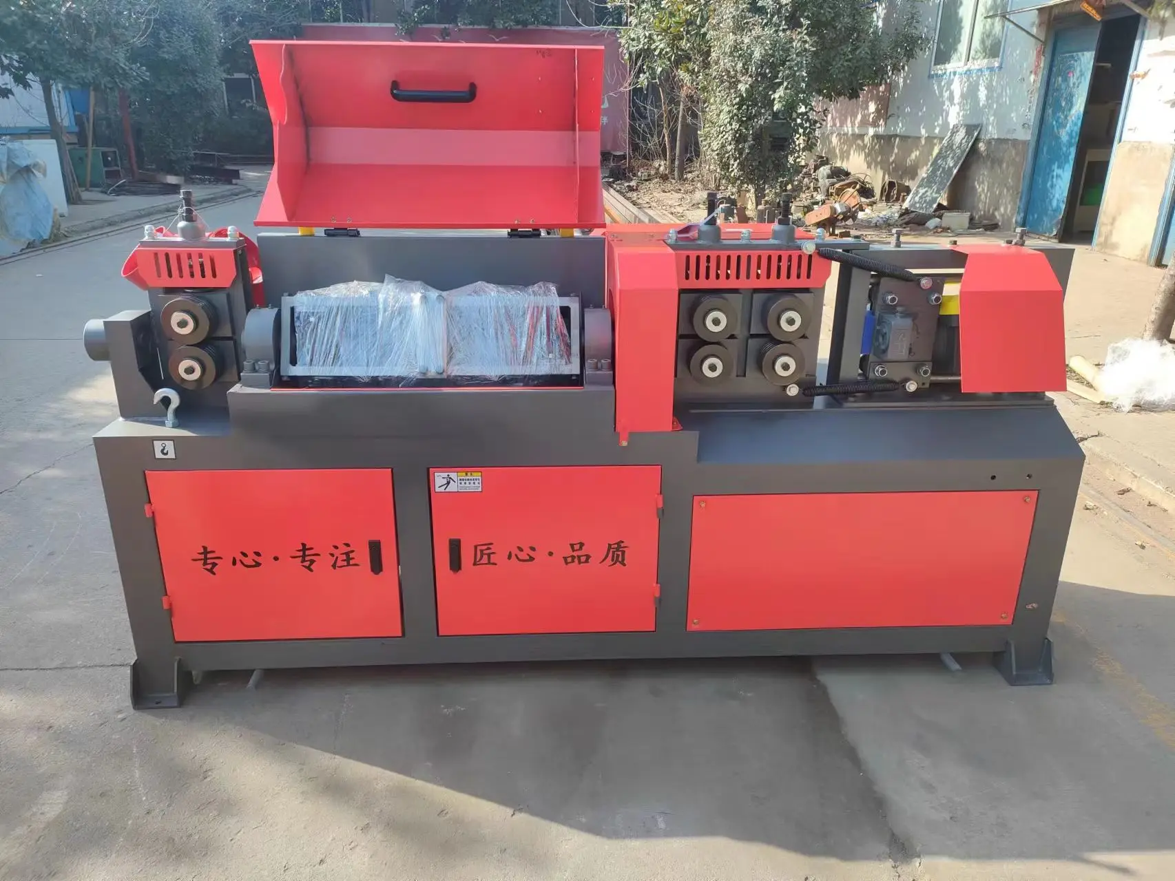 4-12mm  Steel bar Straightening Machine CNC Steel Rebar Straightening and Cutting Machine