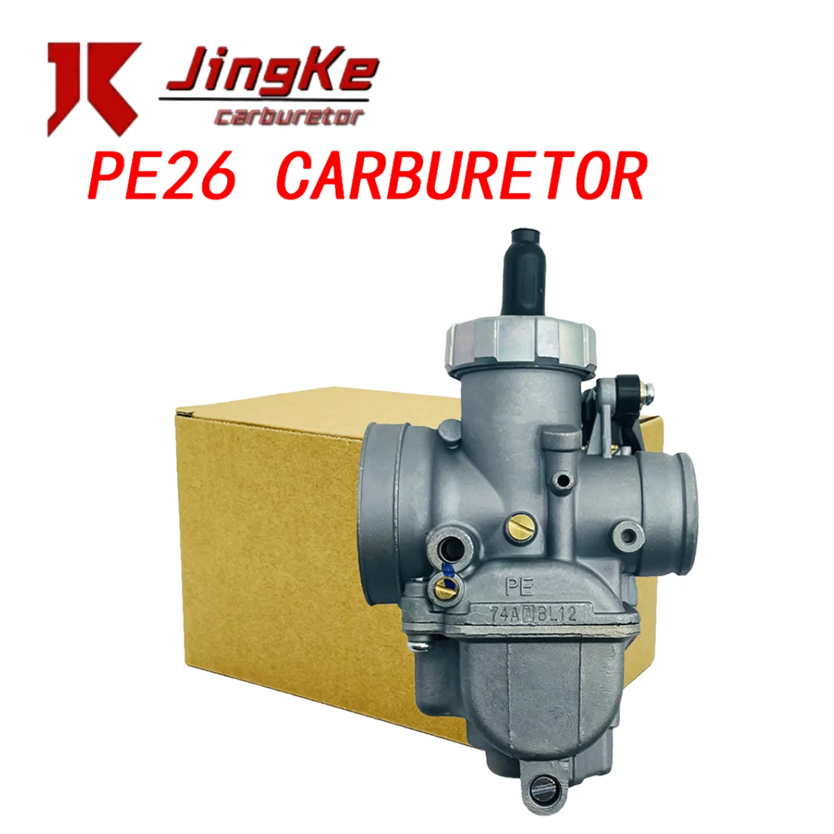 Motorcycle carburetor DASH PE26 26mm KX80 KX100 KX125 NSR140 50-125CC 2T 4T stroke engine zinc or copper plunger carburetor