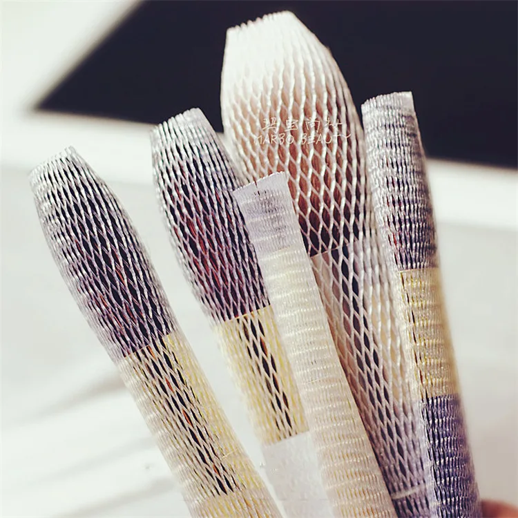 20/50pcs/set Makeup Brush Protective Mesh Cover Bristle Mesh Sleeve Bouquet Mesh Cover Makeup Brush Anti-frill Protective Net