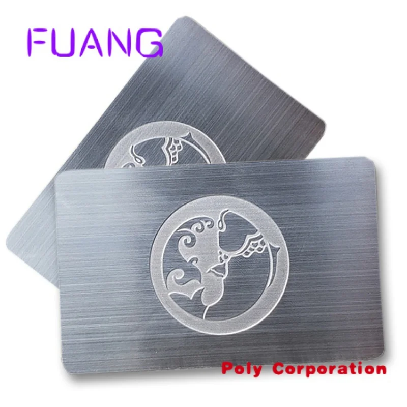 

Custom Custom Luxury Printing Engraved Name Logo Laser Cut VIP Business Metal Card for Promotion