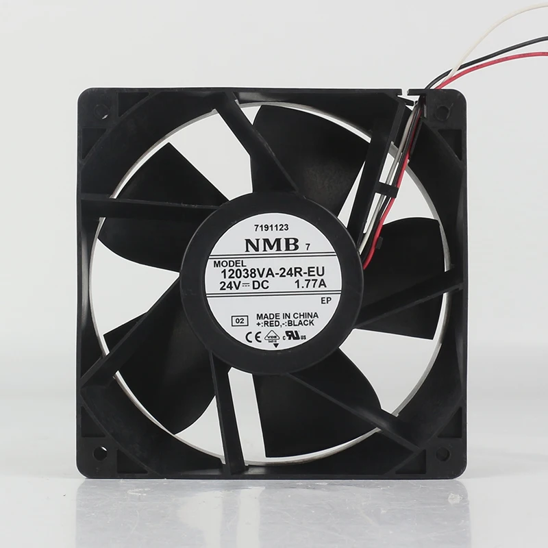 New NMB 12038VA-24R-EU/FL DC24V 1.77A 12cm frequency converter large air volume cooling fan  120*120*38MM