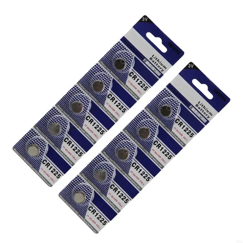 Y4UE LANK LASTINTINGS CR1225 Кнопки батареи CR1225 3V литийная батарея для различных электронных устройств высокая емкость