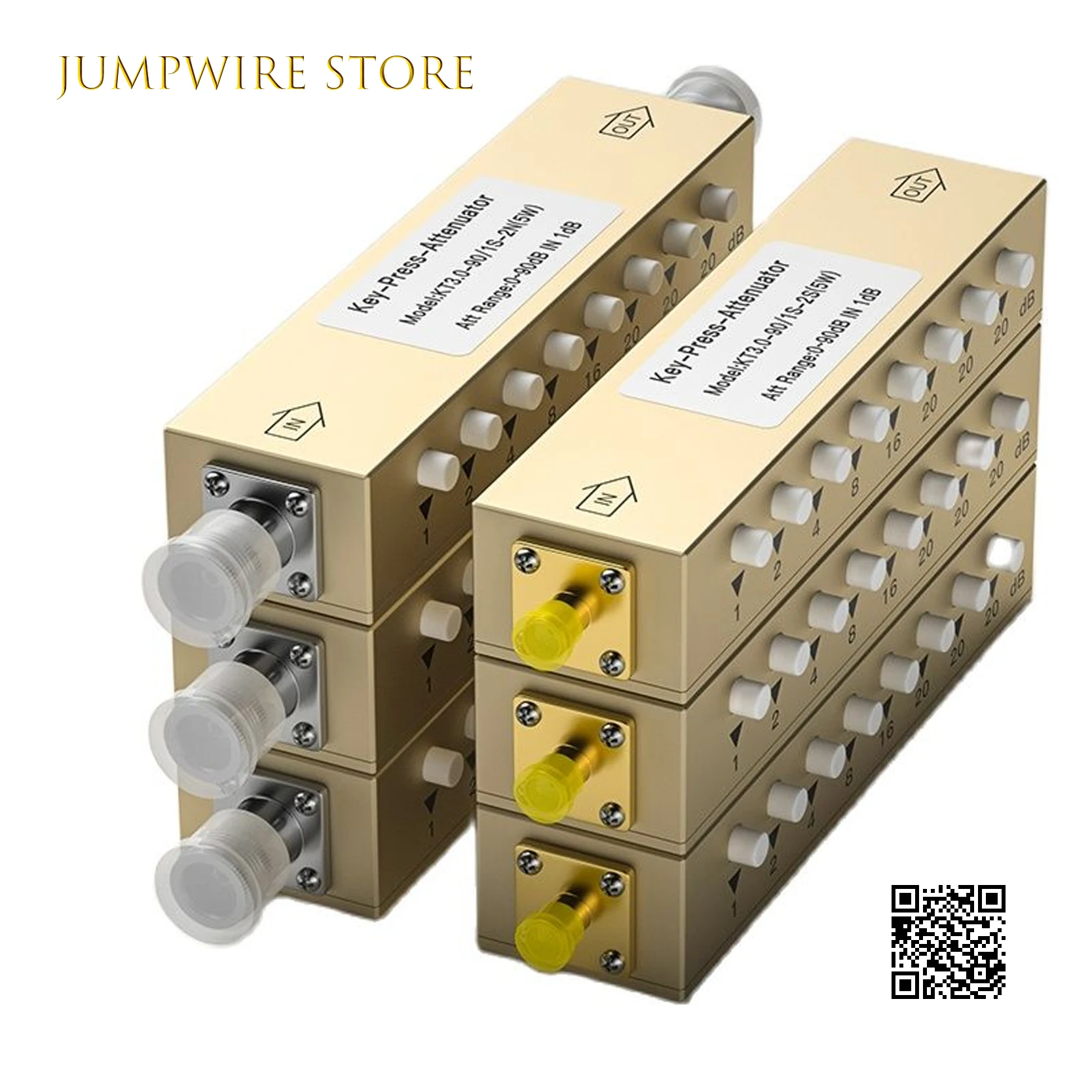 Sma/N Type Rf Verstelbare Signaalverzwakker 0-90db Stap Verstelbare Demper/Sleutel Verstelbare Demper
