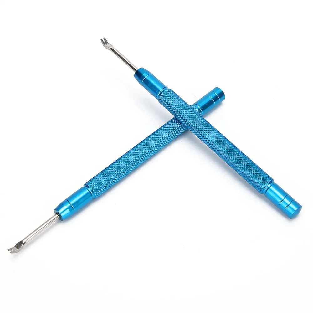 2Pcs  Wear-resistant Blue Watch Repair Tool Alloy Steel 9.2cm Hand Remover Pliers Watchmaker Tool Watch Fixing